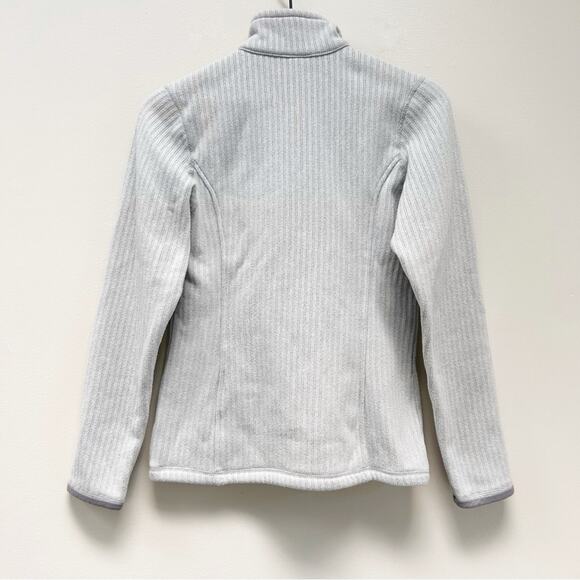 Patagonia Better Sweater Stripe Marsupial Half Zip Pullover Jacket Grey size S - Picture 6 of 11